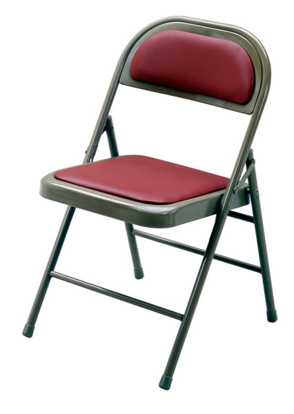 Upholstered Seat and Back Folding Chair