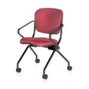 Navigator nesting chair - Upholstered back with arms