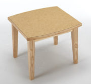 Cordelle end table made of wood