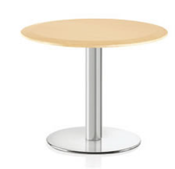 d-base with round wood top