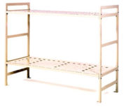 Cell bunk beds with metal frame