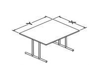 P base fixed table rectangular TT conf