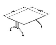 t abse folding tables rectangular TT conf